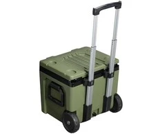 Stanley lengvai nešiojamas lauko ratukų aušintuvas, žalias, 47 l