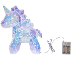 Star Trading Magic LED yksisarvinen valoilla, pöytäkoriste, 30 cm