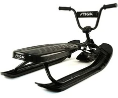 Stiga Snowracer SX Pro -rattikelkka, musta