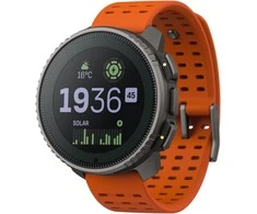 Išmanusis laikrodis Suunto Vertical Titanium Solar Canyon, Titano spalvos korpusas su oranžinės spalvos dirželiu
