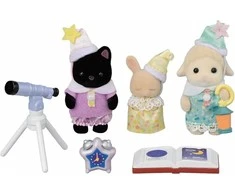 SYLVANIAN FAMILIES Rinkinys „Pižamų vakarėlis“
