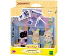 SYLVANIAN FAMILIES Rinkinys „Pižamų vakarėlis“