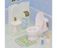 SYLVANIAN FAMILIES Rinkinys „Tualetas“