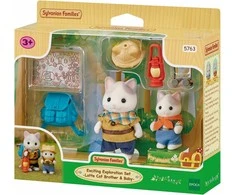 Sylvanian Families – jaudinantis atradimų rinkinys – Latte Cat Brother &amp; Baby (5763)