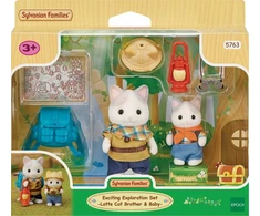 Sylvanian Families – jaudinantis atradimų rinkinys – Latte Cat Brother &amp; Baby (5763)
