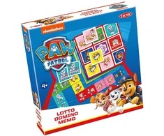 „Tactic PAW Patrol“ 3 viename: Memo, Lotto, Domino, 4 metai