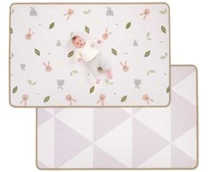 Taf Toys dvipusis vandeniui atsparus putų kilimėlis Roll &amp; Play, 130×200