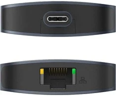 HyperDrive Next USB-C-Hubi, 11 porttia, muistikortinlukijat, keskiyön sininen