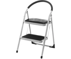 Tarmo Tarmo step stool, 2-level, aluminum and juodas