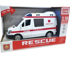 Techwood Ambulanssi-lelu, valoilla ja äänillä