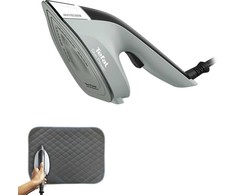 Tefal JF4031E0 2-in-1 vertical garų lygintuvas, žalias &amp; juodas