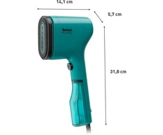 TEFAL Garment Steamer Pure Pop | DT2026E1 | Rankinis | 1300 W | 0,07 L | 20 g/min | Žalias