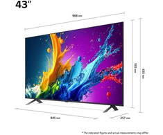 Televizorius LG 43 QNED 80 – 4K TV (2024)