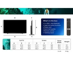 Philips LED televizorius | 55PUS7409/12 | 55 | Smart TV | GOOGLE TV | 4K UHD