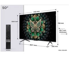 Televizorius TCL 50C6K