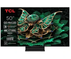 Televizorius TCL 50 C79K – 4K QD Mini-LED Google TV