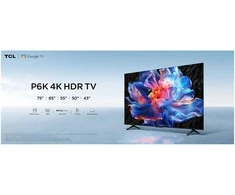 TCL 55 P6K – 4K LED „Google“ televizorius