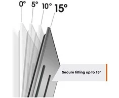 Laikiklis Vogels Quick TVM 1415 Tilt Medium Wall Mount Juodas