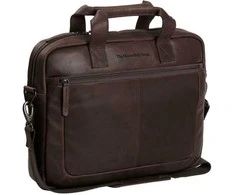 The Chesterfield Brand Calvi -tietokonelaukku 15,6 kannettavalle tietokoneelle, ruskea