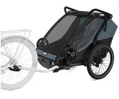THULE Chariot Cab 2 - dviračio priekaba, 2in1 dviračio priekaba | Tamsiai pilka