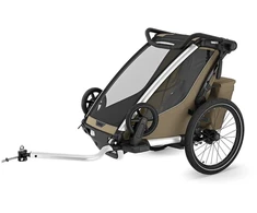 Thule Chariot Cross 2 - vienguba dviračio priekaba | G3 išblukęs chaki