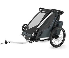 Thule Chariot Cross 2 - vienguba dviračio priekaba | G3 tamsus skalūnas