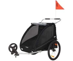 Thule Coaster XT lastenkuljetusrattaat, musta