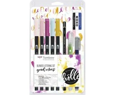 Tombow Good Vibes, 10 vnt., daugiaspalvis, lizdinė plokštelė