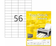TopStick 8700 -tulostustarrat, 56-osainen, 52,5 x 21,2 mm