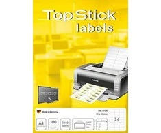 TopStick 8706 -tulostustarrat, 24-osainen, 70 x 37 mm