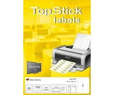 Herma Etiketter TopStick 105x148,5 mm hvid - (100 ark x 4 stk.)