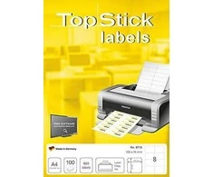 Herma Etiketter TopStick 105x74 mm hvid - (100 ark x 8 stk.)