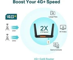 TP-LINK Archer MR600 -4G + LTE modemas ir WiFi prieigos taškas