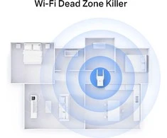 Maršrutizatorius Tinklo Įranga - TP-LINK RE705X Wi-Fi 6 Kartotuvas 2.5Gbps 4 Stiprintuvai