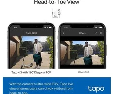 Ezviz TP-LINK | Tapo Smart Baterija Video Doorbell | Tapo D230S1