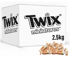 Twix Miniatures -suklaakonvehdit, 2,5kg