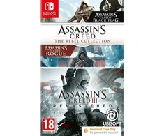 „Ubisoft Assassin's Creed: Bundle“ („Rebel Collection“ + AC 3) (kodas dėžutėje) – „Nintendo Switch“