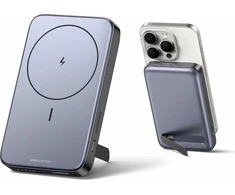 Ugreen PB206 10000mAh USB + USB-C 20W su funkcija podstawki (juoda)