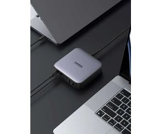 UGREEN 2USB-A+4USB-C 200W Desktop greitasis įkroviklis, pilkas
