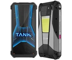 Unihertz Tank 4 Pro 5G puhelin, 1000/18 Gt, musta