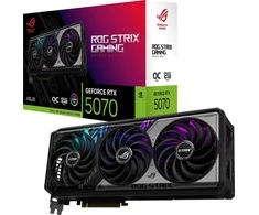 ASUS ROG Strix RTX 5070 12 GB OC žaidimų vaizdo plokštė