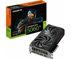 Vaizdo plokštė GIGABYTE GeForce RTX 5060 Ti WINDFORCE OC 8G Grafikos plokštė - 8GB GDDR7, 128bit, PCI-E 5.0, 2587MHz Core Clock, 3 x DisplayPort, 1 x HDMI, GV-N506TWF2OC-8GD