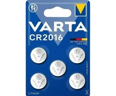 Varta Batterie Knopfzelle CR2016 *Varta* 5-Pack