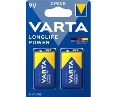 Varta Longlife Power šarminė baterija, 9V (LR61) 2 vnt