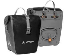 Vaude Aqua Front, polkupyörän etulaukut, musta, pari