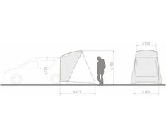 Vaude VAUDE Drive Trunk, Camping, rusvai gelsvas