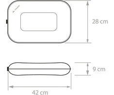 Vaude Pump Pillow kelioninė pagalvė, uoginė