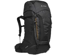 Vaude Wo Avox 60 + 10 retkikunta- ja vaellusrinkka naisille, musta