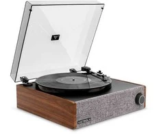 Victrola Eastwood LP patefono grotuvas, riešutmedis