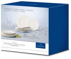 Villeroy &amp; Boch VB-Rinkinys Wonderful World Baltas 4 Friends